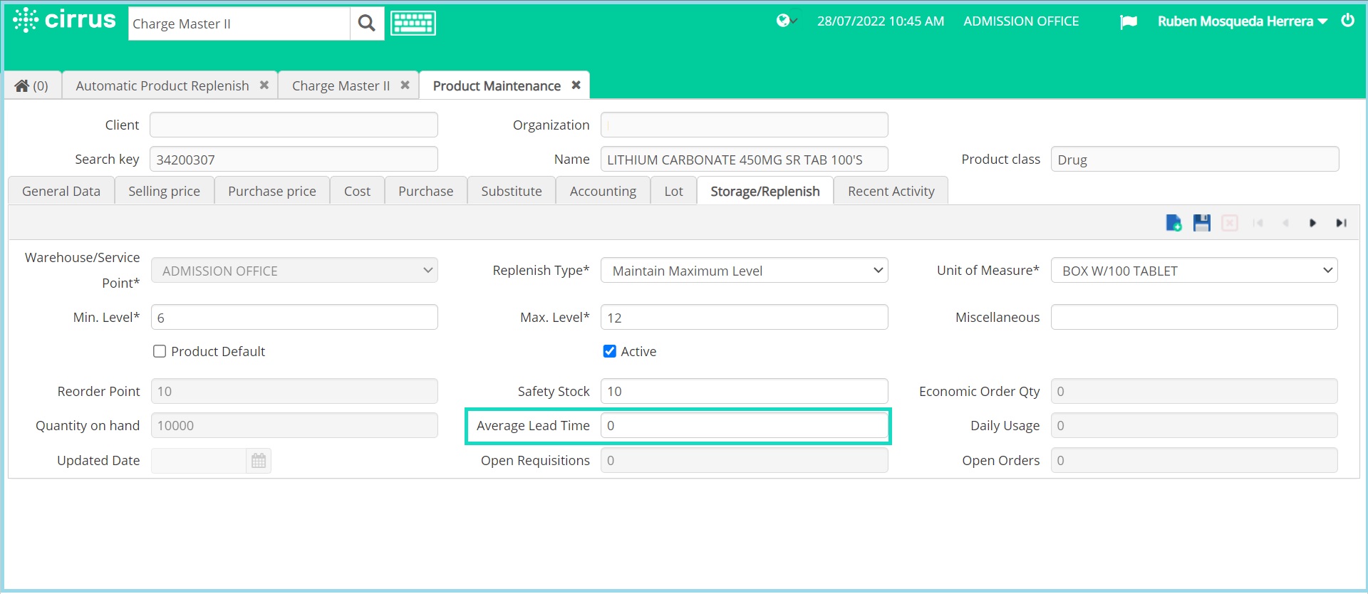 346-automatic-replenish-lead-time-calculation-ecaresoft-inc