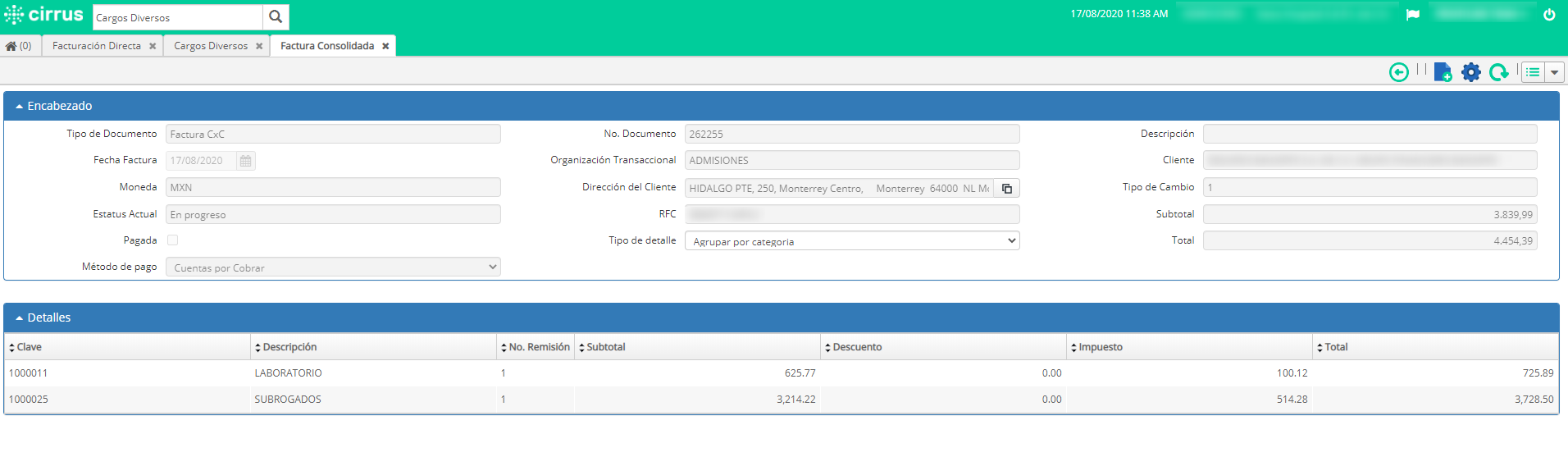 91 Personaliza el código del SAT en la Nota de crédito al cancelar
